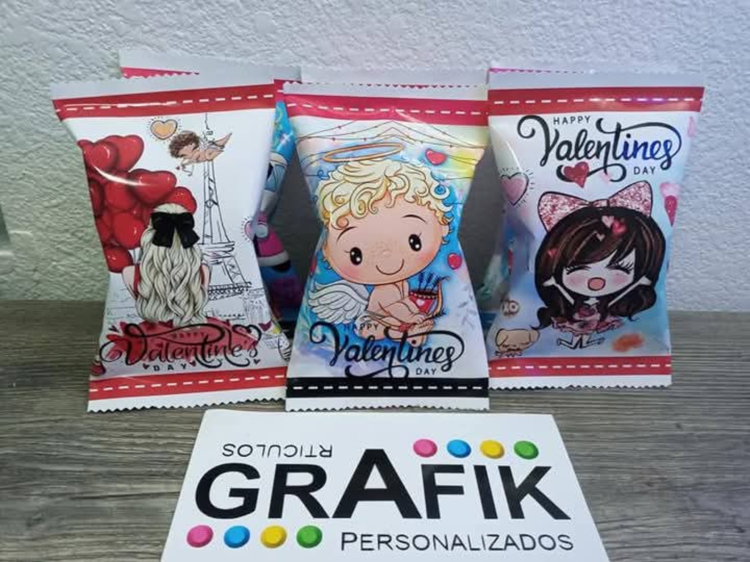 Bolsas personalizadas para San Valentín
